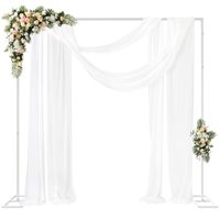 Kit de Support d'Arche Carrée en Métal pour Ballons, Décoration de Cérémonie, Mariage, Anniversaire et Fêtes