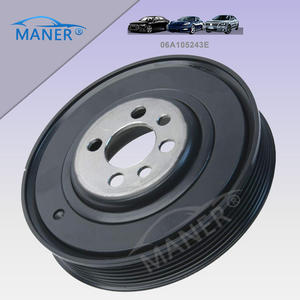 Poulie de courroie de vilebrequin de moteur MANER pour VW GOLF JETTA AUDI A3 A4 TT SEAT ALTEA TOLEDO 06B105243F 06A105243E - Product Image 2