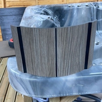Revêtement d'angle extérieur pour spa, panneau de bordure d'angle en polystyrène pour la construction de spas