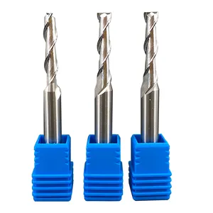 Jr135 công cụ cắt CNC máy công cụ rắn Carbide 2F phẳng End Mill cho gỗ Composite