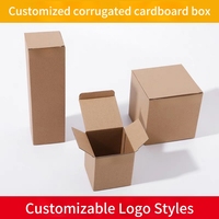 Boîtes d'expédition gaufrées personnalisées avec logo, en carton ondulé, auto-adhésives, avec fermeture éclair, recyclées, pour cosmétiques et perruques, finition mate