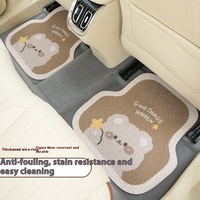 Tapis de voiture personnalisés pour femmes Accessoires auto Ours de dessin animé Tapis de sol Tapis de voiture intérieur universel Tapis de sol personnalisable