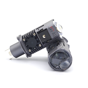 หลอดไฟหน้ารถยนต์ขนาดเล็ก H4 <span class=keywords><strong>Bi</strong></span>-LED โปรเจคเตอร์เลนส์พร้อมพัดลม ไฟหน้า LED ไฟสูง-ต่ำ หลอดไฟ LED 110w เลนส์คู่ สำหรับรถยนต์และมอเตอร์ไซค์ - Product Image 4