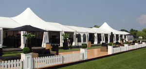 Carpa Blanca Personalizada de Despliegue Rápido <span class=keywords><strong>para</strong></span> <span class=keywords><strong>Eventos</strong></span> de Boda y Fiestas Corporativas, Estructura Modular de Aluminio con Techo de PVC - Product Image 5
