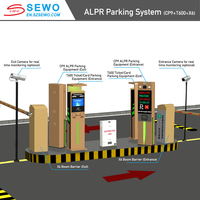 Système de caméra de barrière de stationnement SEWO avec logiciel de stationnement de voiture, robot, reconnaissance automatique des plaques d'immatriculation, équipement de stationnement