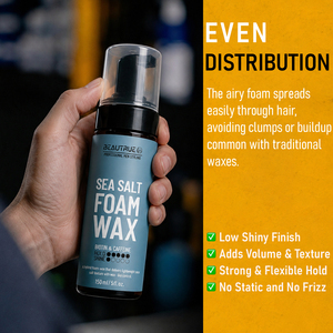 <span class=keywords><strong>Mousse</strong></span> <span class=keywords><strong>coiffante</strong></span> hydratante au sel marin OEM personnalisée, fixation forte et flexible, anti-frisottis, amplificateur de boucles pour <span class=keywords><strong>cheveux</strong></span> masculins - Product Image 3