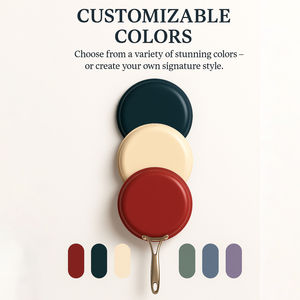 Poêle à frire en nid d'abeille en céramique de 26cm, meilleure vente, poêle hybride antiadhésive en acier inoxydable pour la cuisine quotidienne - Product Image 4