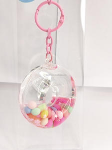 Usine OEM ODM, vente en gros, personnalité créative, mini bouée de sauvetage, porte-clés, <span class=keywords><strong>paillettes</strong></span>, séquin, aqua quicksand, flotteur, souvenir, cadeau, jouet - Product Image 4