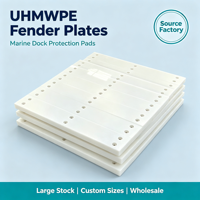Plaque de protection UHMWPE pour quai, revêtement de structure marine, panneau de sécurité pour navire, application robuste, épaisseur 2mm/3mm