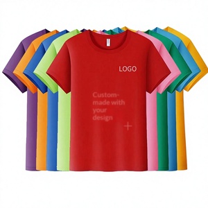 T-shirts publicitaires en coton peigné à col rond, uniformes de travail d'équipe, coupe ample à manches courtes, avec logo imprimé - Product Image 2