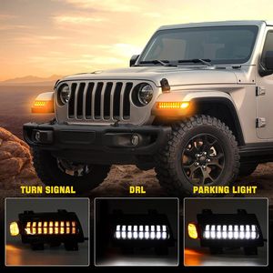 Luces LED con Marcador Lateral de Repuesto para Modelos Sahara, <span class=keywords><strong>Rubicon</strong></span>, High Altitude 2018-<span class=keywords><strong>2022</strong></span> - Product Image 3