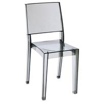 Vente en gros de chaises de bar transparentes en acrylique pour événement, dîner, vente en plastique acrylique, polycarbonate, cristal, chaises de mariage transparentes