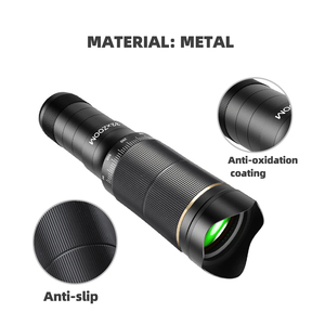 Kit de Lentes para Cámara de Teléfono Móvil con Trípode, Clip Universal, Lente Teleobjetivo 32X 3 en 1 para Zoom Óptico, Fotografía con Smartphone - Product Image 4