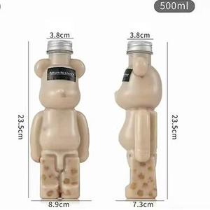 New Design 500ML 700ML <strong>Bear</strong> Shape Plastic <strong>Bottles</strong> for Milk Tea Plastics Water <strong>Bottle</strong> Plastic Juice <strong>Bottle</strong> with Lids - Product Image 4