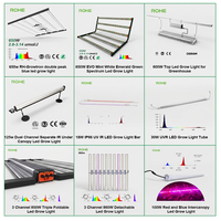 ROHE 1000W Volspectrum LED Kweeklamp 10-Bar voor Hydroponics Hoogste Efficiëntie Aanpasbare Indoor Tuin Kweeklamp