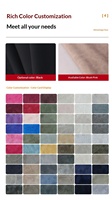 Rouleau de cuir PU fini, cuir synthétique doux au toucher pour canapé, housse de siège de voiture, sac à main, OEM ODM, couleur personnalisée, usine chinoise
