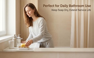 Porte-savon écologique <span class=keywords><strong>pas</strong></span> <span class=keywords><strong>cher</strong></span> en bambou naturel, boîte <span class=keywords><strong>à</strong></span> savon, boîte <span class=keywords><strong>à</strong></span> <span class=keywords><strong>shampoing</strong></span> avec plateau de drainage en bambou pour salle de bain, cuisine, douche - Product Image 4