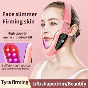Ceinture de massage amincissante V-Face 12 modes, sangle sculptante pour la mâchoire, appareil LED anti-cellulite et lifting facial pour femmes - Product Image 4