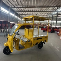 Camion de nourriture électrique 60V/72V chariot de nourriture mobile à trois roues 1200W pour le marché de nuit et la vente de r