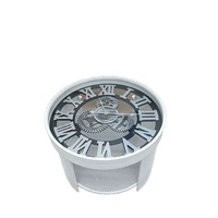 Horloge Romaine Vintage Art Table Basse Design Moderne pour Style Nordique Américain pour Salon Chambre Hôtel Homestay Verre