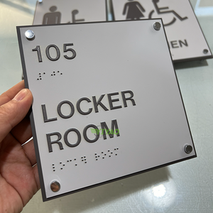 YIYAO Customized Design Office Company Business <strong>Name</strong> <strong>Front</strong> <strong>Door</strong> Signs <strong>Plate</strong> - Product Image 2