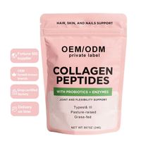 Collagène en poudre de marque privée, peptides de collagène, poudre de protéines super hydrolysée, absorption pour la beauté de la peau et le blanchiment