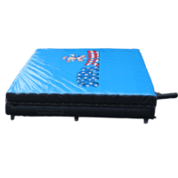 Tapis gonflables Crash Mat Logo personnalisé pvc Sports extrêmes chute libre carré saut atterrissage grand saut Airbag tapis gonflable