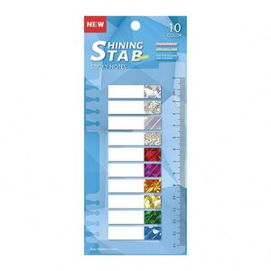 Autocollants transparents pour étiquettes, couleur laser, haute qualité esthétique, autocollants de signalisation, 'Signer ici', pour petits notes d'étudiant - Product Image 1