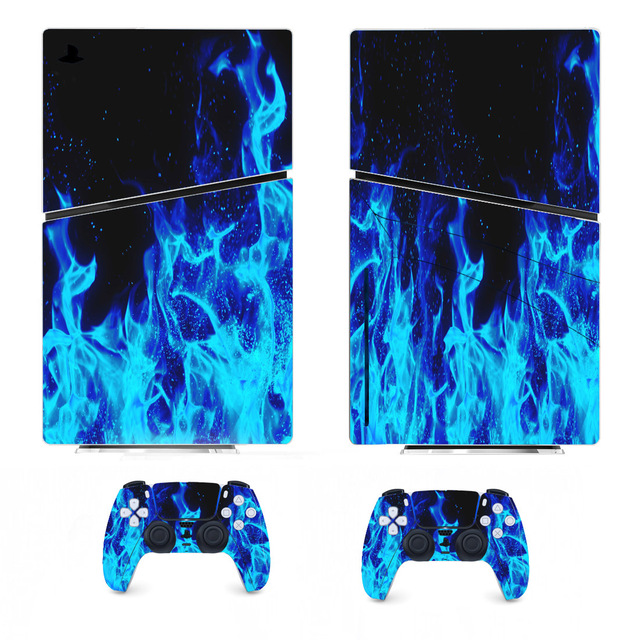 Vinyl Full Set Skin Stickers for PS5 Slim Console and Controllers Protectivec Skins Decal Sticker