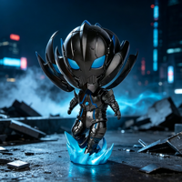 Boneka Kepala Goyang PVC Figurine Koleksi Gaya Q Ornamen Meja Mainan Hadiah Tersedia Stok Custom OEM Pabrik Grosir