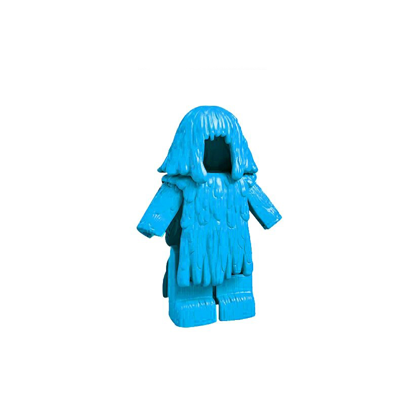 Combinaison Ghillie bleu clair (Plastique rigide)