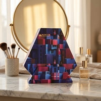 Boîte à parfum magnétique double ouverture de luxe personnalisée 2026, en carton avec ruban et éponge, estampage à chaud, cadeau personnalisé