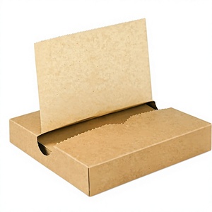 Caja de Regalo Plegable de Papel Kraft Ecológico Personalizada con Asa para Sándwiches, Panadería, Comida para Llevar, Empaque de Alimentos al por Menor - Product Image 2