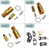 Kit de réparation de carburateur pour Mercury Marine 3302-804844002 1389-9562A1 1389-9563A1 1389-9564A1 1389-9670A2 1389-806077A2