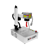20W 30w or argent laiton gravure fibre laser marquage bureau métal surface logo laser marquage gravure machine pour tout métal