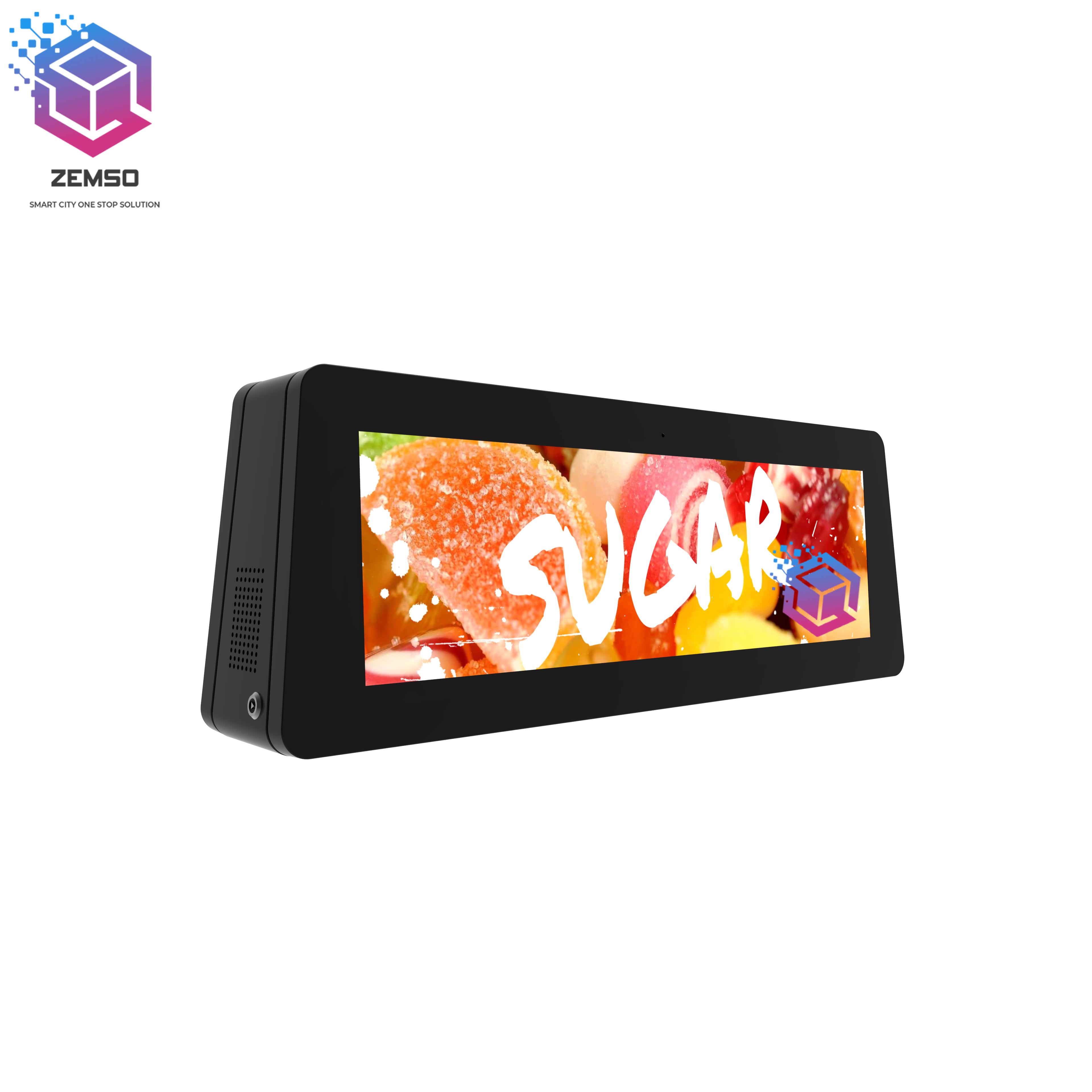 Full Color Outdoor Taxi Roof Led Display Vehicle-mounted Led Screen Car Advertising Digital Sign