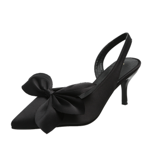 Sandali <span class=keywords><strong>con</strong></span> fiocco in raso mezze <span class=keywords><strong>scarpe</strong></span> <span class=keywords><strong>scarpe</strong></span> <span class=keywords><strong>con</strong></span> <span class=keywords><strong>tacco</strong></span> alto da donna 158 - Product Image 6