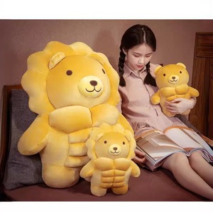 Lindo oso musculoso galleta almohada grande juguete <span class=keywords><strong>de</strong></span> peluche divertido Animal <span class=keywords><strong>de</strong></span> peluche <span class=keywords><strong>regalo</strong></span> para niñas novio cerdo muñeca producto juguetes <span class=keywords><strong>de</strong></span> animales <span class=keywords><strong>de</strong></span> peluche - Product Image 2
