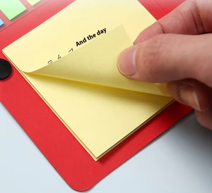 <strong>Personalized</strong> Custom Self-Adhesive Paper Printed Fluorescent Sticky Memo <strong>Notes</strong> with Pen Notepad Notebook Set - Product Image 6