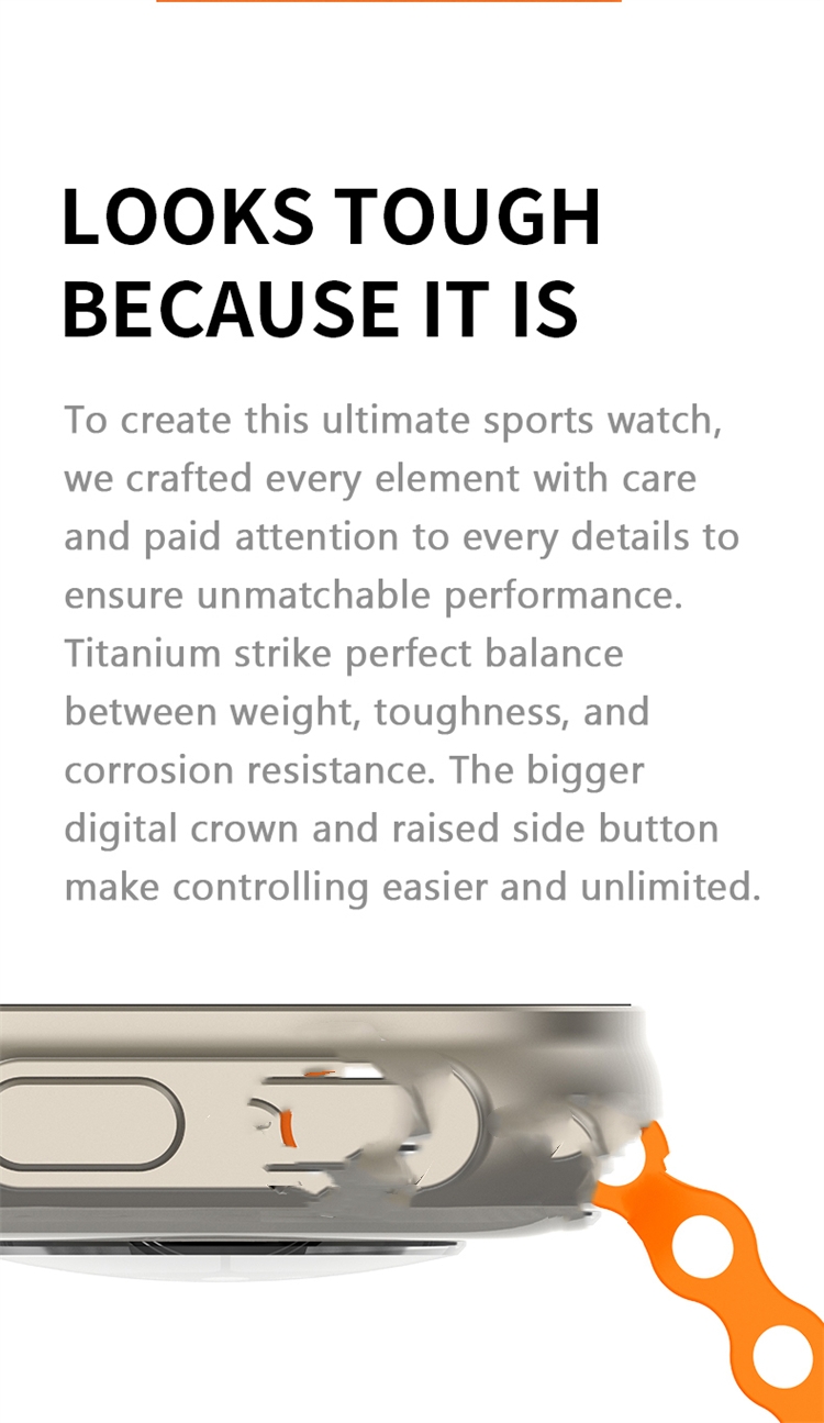 New Original 49MM HW8 Ultra Max Smart Watch Series 8 NFC Smartwatch BT Call IP68 Waterproof Wireless Charging Reloj Inteligente