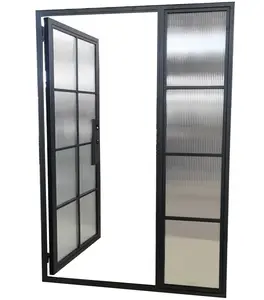 定制钢制法式门平开窗优质玻璃门工厂旋转门供应商