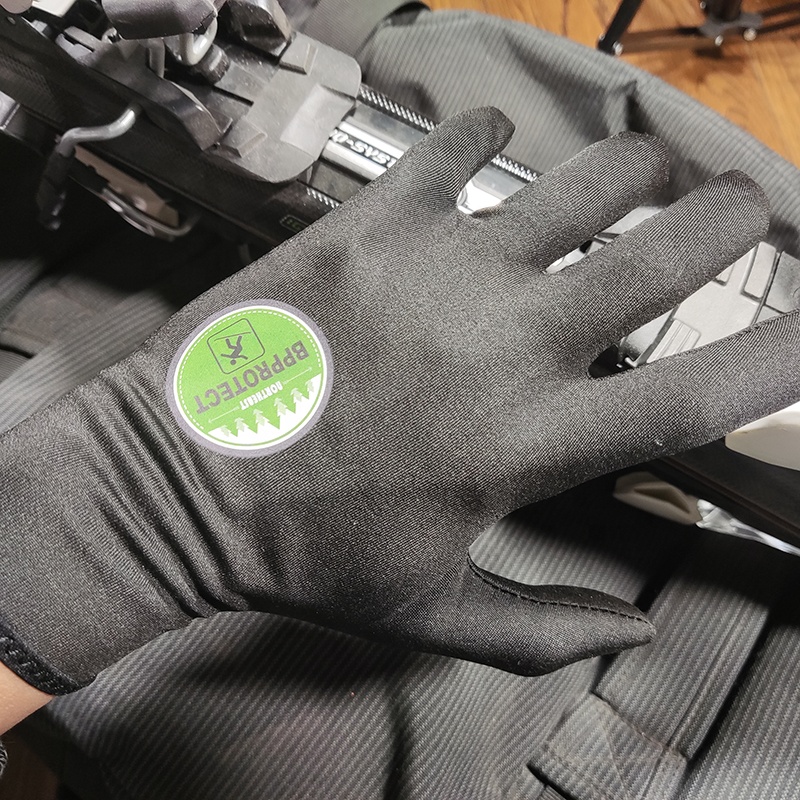 Hjfz001 изготовленным на заказ логосом высокое качество быстросохнущие полный палец перчатки для сенсорного экрана, Спортивные Гонки перчатки для бега