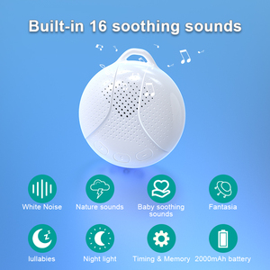 Cost-effective App-<b>Controlled</b> White Noise Machine for Infants Therapeutic Sleep Sound <b>USB</b> Soothing Household Plastic Timing - Product Image 6