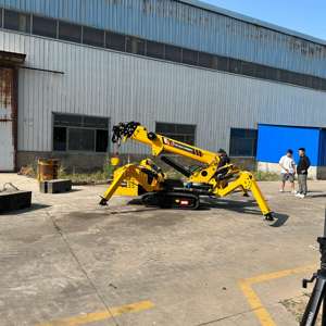 3ton ngoài trời tất cả các địa hình <span class=keywords><strong>Crawler</strong></span> thủy lực Spider <span class=keywords><strong>Crane</strong></span> điều khiển từ xa thủy lực Kính thiên văn gấp Spider <span class=keywords><strong>Crane</strong></span> - Product Image 5