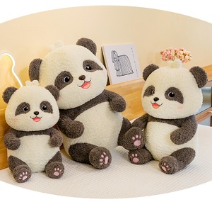 Peluche Gigante di <span class=keywords><strong>Panda</strong></span> Carino e Sorridente con Zampe <span class=keywords><strong>Rosa</strong></span>, Morbido e Soffice, Regalo Decorativo - Product Image 3