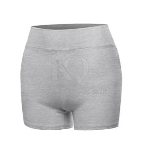 Shorts de cycliste tendance à taille haute, respirants, en tissu extensible doux, décontractés, parfaits pour la salle de sport, la course à pied, le yoga - Product Image 1