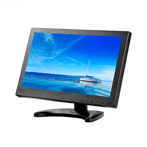 11.6 Inch 1366x768 LCD Screen Plastic Shell Desktop <strong>Monitor</strong> With HD VGA BNC AV USB Interface For CCTV Car DVR Microscope Camera - Product Image 1