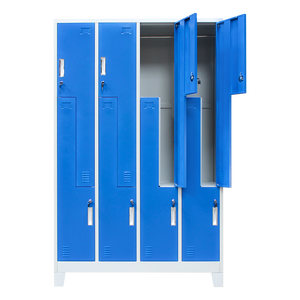<span class=keywords><strong>Vestiaire</strong></span> en forme de Z et de L, 8 compartiments, Pack plat en métal, <span class=keywords><strong>casier</strong></span> de gymnastique, 8 portes, armoire en acier - Product Image 3