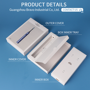 Boîte en carton à couvercle rabattable de haute qualité pour produits d'hygiène bucco-dentaire, boîte d'emballage magnétique personnalisée en termes de taille et d'impression - Product Image 5