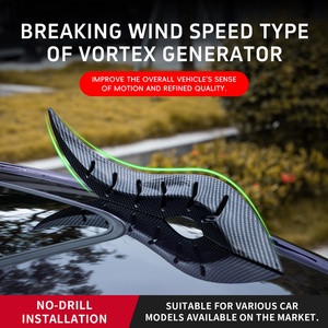 Aileron de toit arrière Dragon Horn-Décoration extérieure universelle <span class=keywords><strong>pour</strong></span> <span class=keywords><strong>voiture</strong></span> Ailerons de turbulence <span class=keywords><strong>pour</strong></span> voitures Suv - Product Image 2